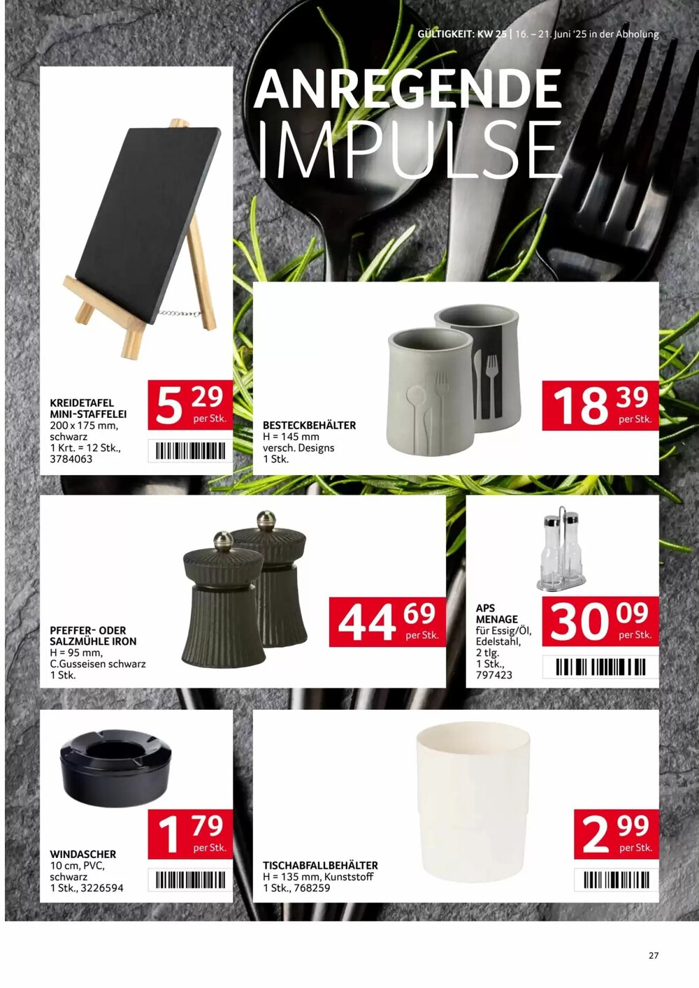 Transgourmet Flugblatt (ab 16.06.2025) - Angebote und Prospekt - Seite 27