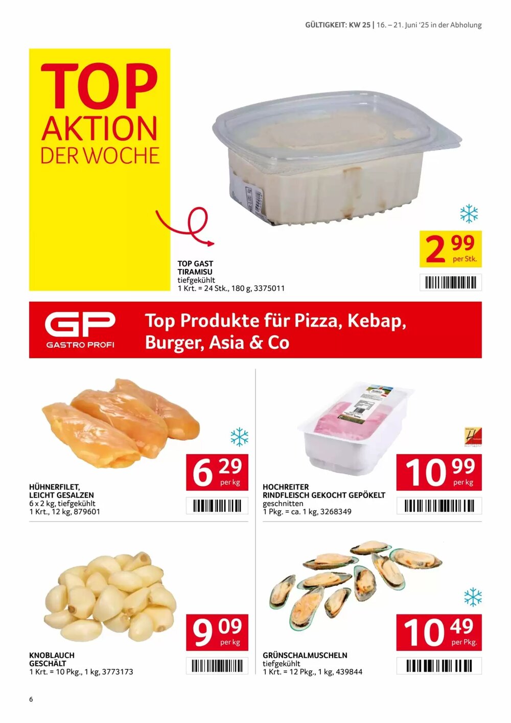 Transgourmet Flugblatt (ab 16.06.2025) - Angebote und Prospekt - Seite 6