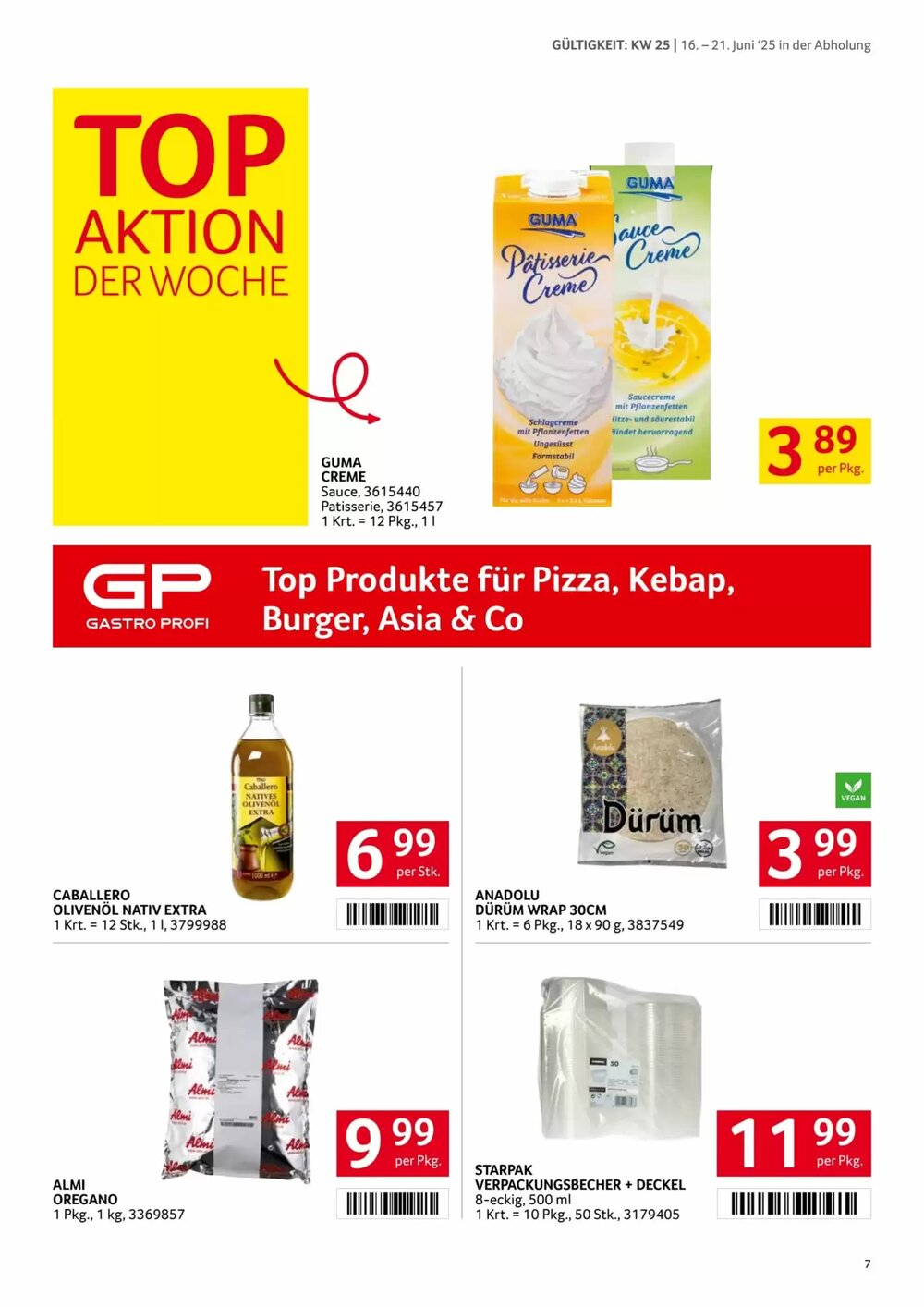 Transgourmet Flugblatt (ab 16.06.2025) - Angebote und Prospekt - Seite 7