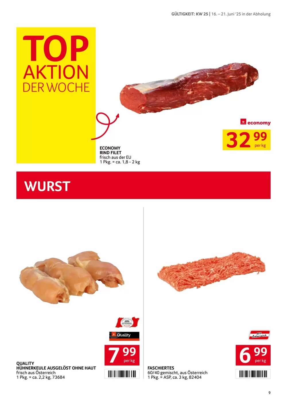 Transgourmet Flugblatt (ab 16.06.2025) - Angebote und Prospekt - Seite 9