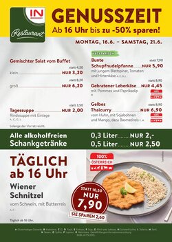 Interspar Restaurant Flugblatt (ab 16.06.2025) - Angebote und Prospekt