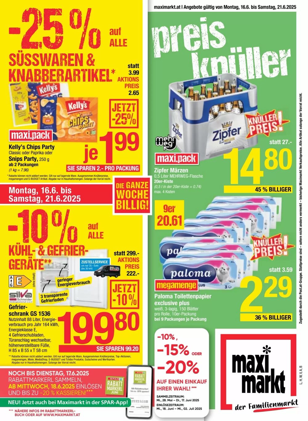 Maximarkt Flugblatt (ab 16.06.2025) - Angebote und Prospekt - Seite 1