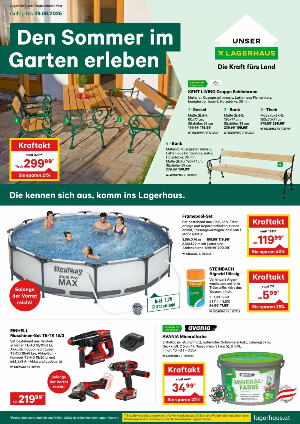 Lagerhaus Flugblatt (ab 16.06.2025) - Angebote und Prospekt - Seite 1