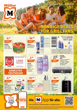 Müller Flugblatt (ab 16.06.2025) - Angebote und Prospekt