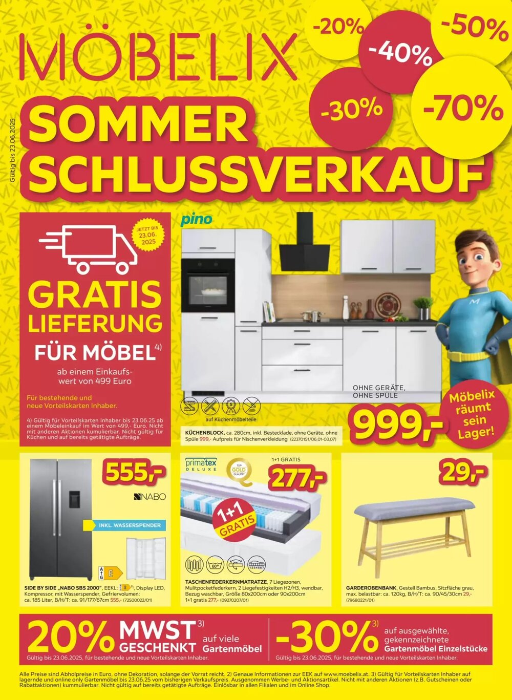 Möbelix Flugblatt (ab 17.06.2025) - Angebote und Prospekt - Seite 1