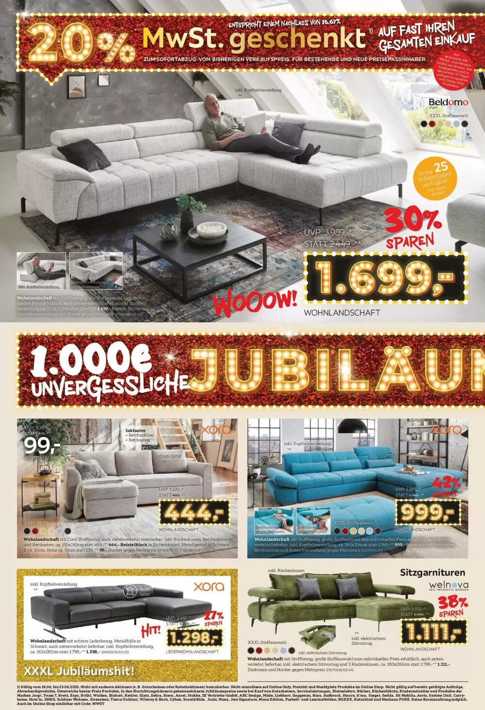 XXXLutz Flugblatt (ab 17.06.2025) - Angebote und Prospekt - Seite 2