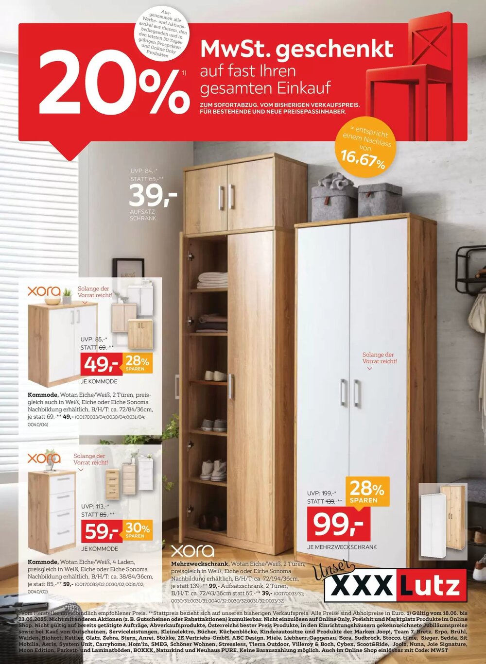 XXXLutz Flugblatt (ab 17.06.2025) - Angebote und Prospekt - Seite 1