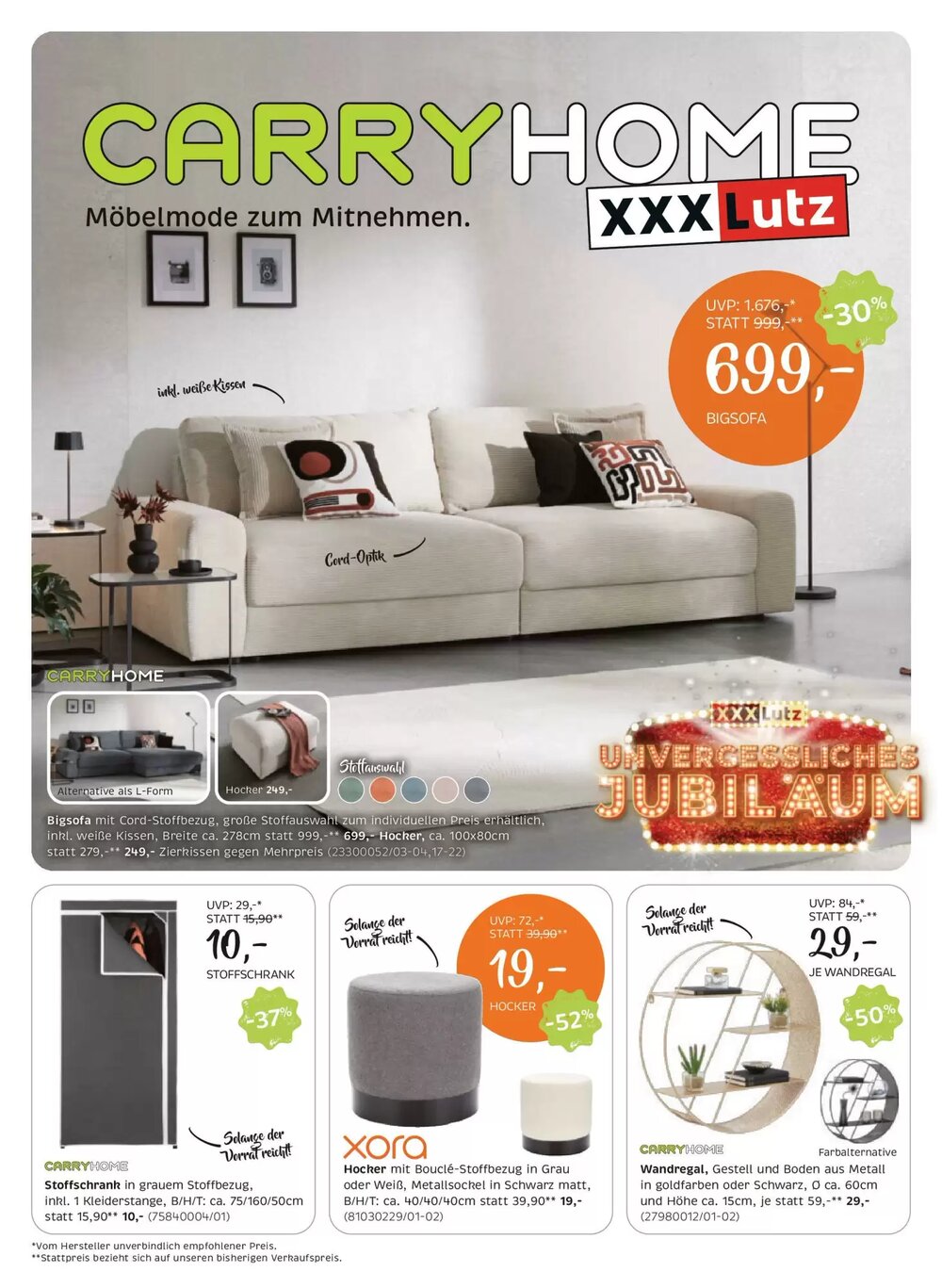 XXXLutz Flugblatt (ab 17.06.2025) - Angebote und Prospekt - Seite 1