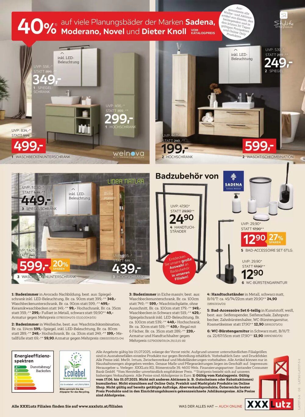XXXLutz Flugblatt (ab 17.06.2025) - Angebote und Prospekt - Seite 8
