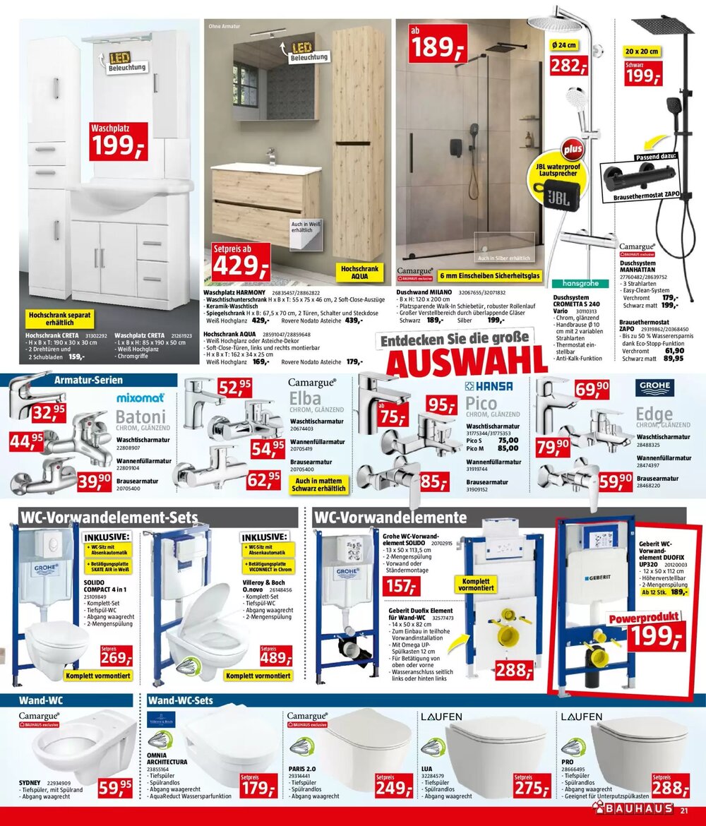 Bauhaus Flugblatt (ab 17.06.2025) - Angebote und Prospekt - Seite 21