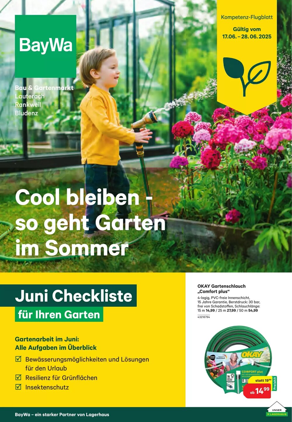 BayWa Flugblatt (ab 17.06.2025) - Angebote und Prospekt - Seite 1