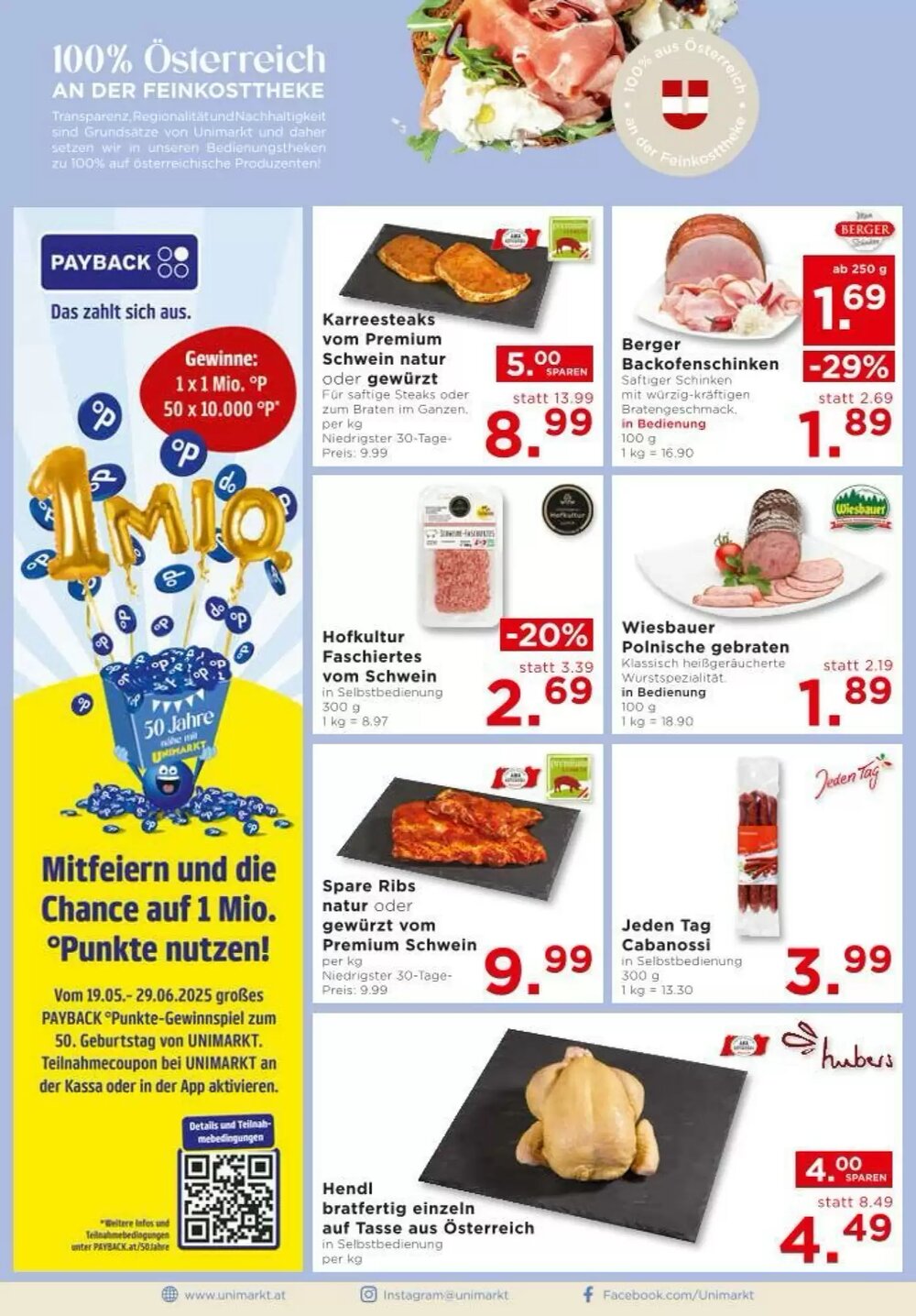 Unimarkt Flugblatt (ab 18.06.2025) - Angebote und Prospekt - Seite 2
