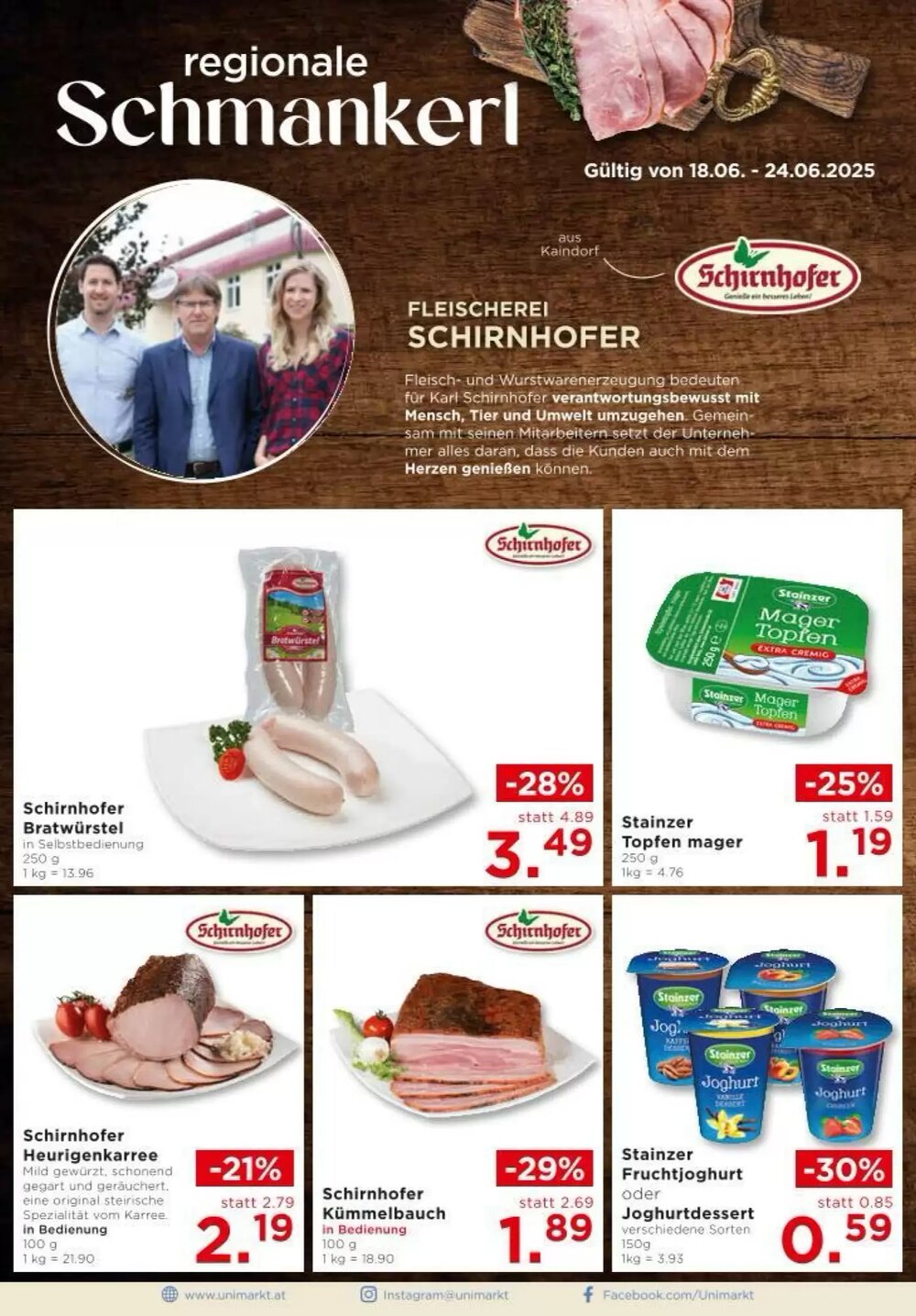 Unimarkt Flugblatt (ab 18.06.2025) - Angebote und Prospekt - Seite 4