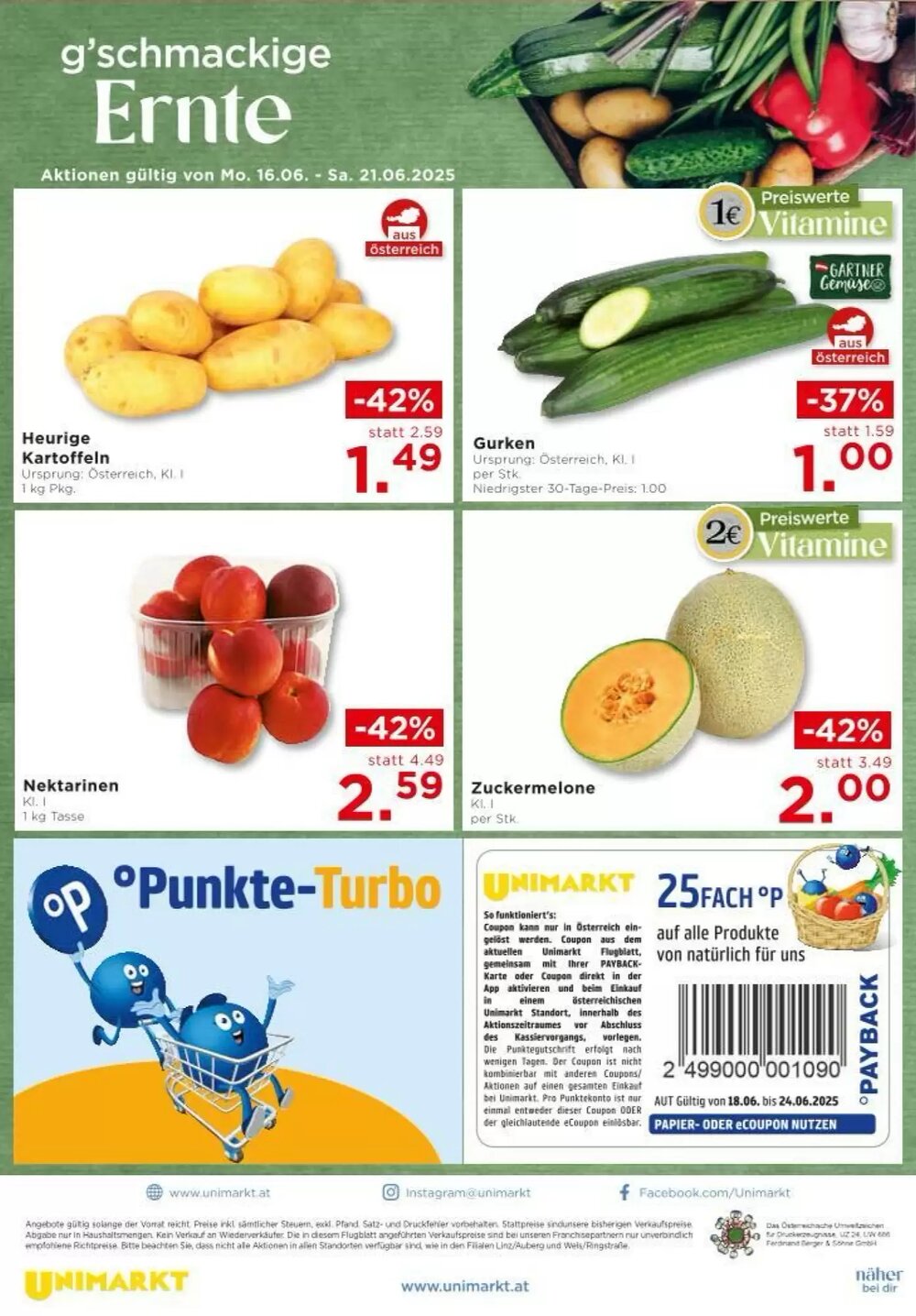 Unimarkt Flugblatt (ab 18.06.2025) - Angebote und Prospekt - Seite 8