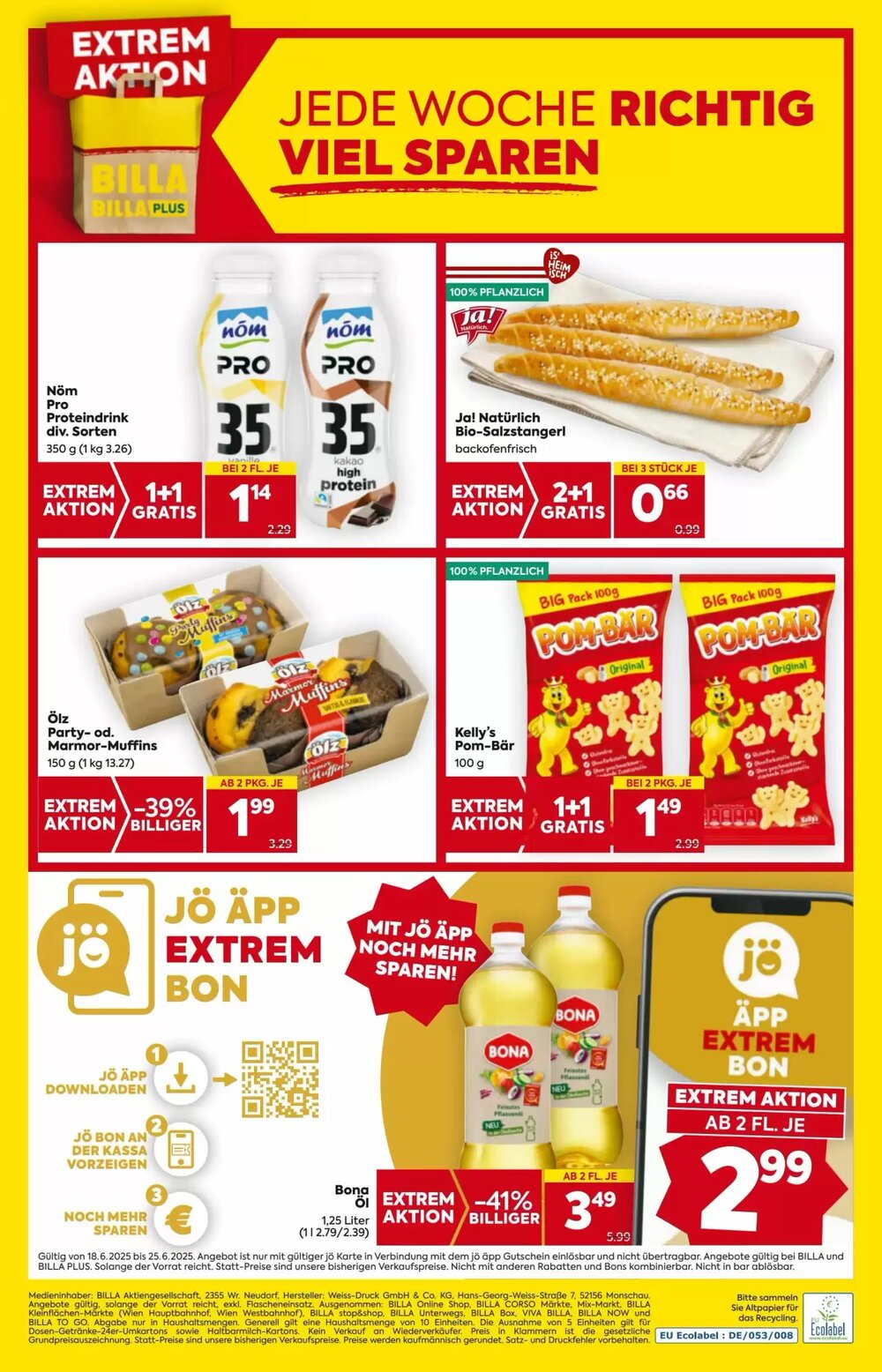 Billa Flugblatt (ab 18.06.2025) - Angebote und Prospekt - Seite 16