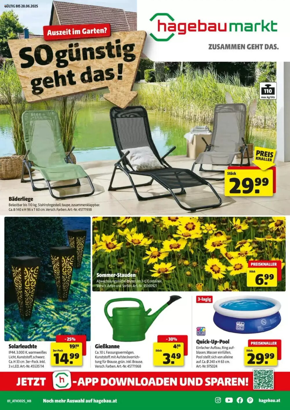 Hagebau Flugblatt (ab 18.06.2025) - Angebote und Prospekt - Seite 1