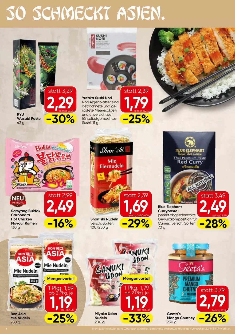 Spar Flugblatt (ab 18.06.2025) - Angebote und Prospekt - Seite 6