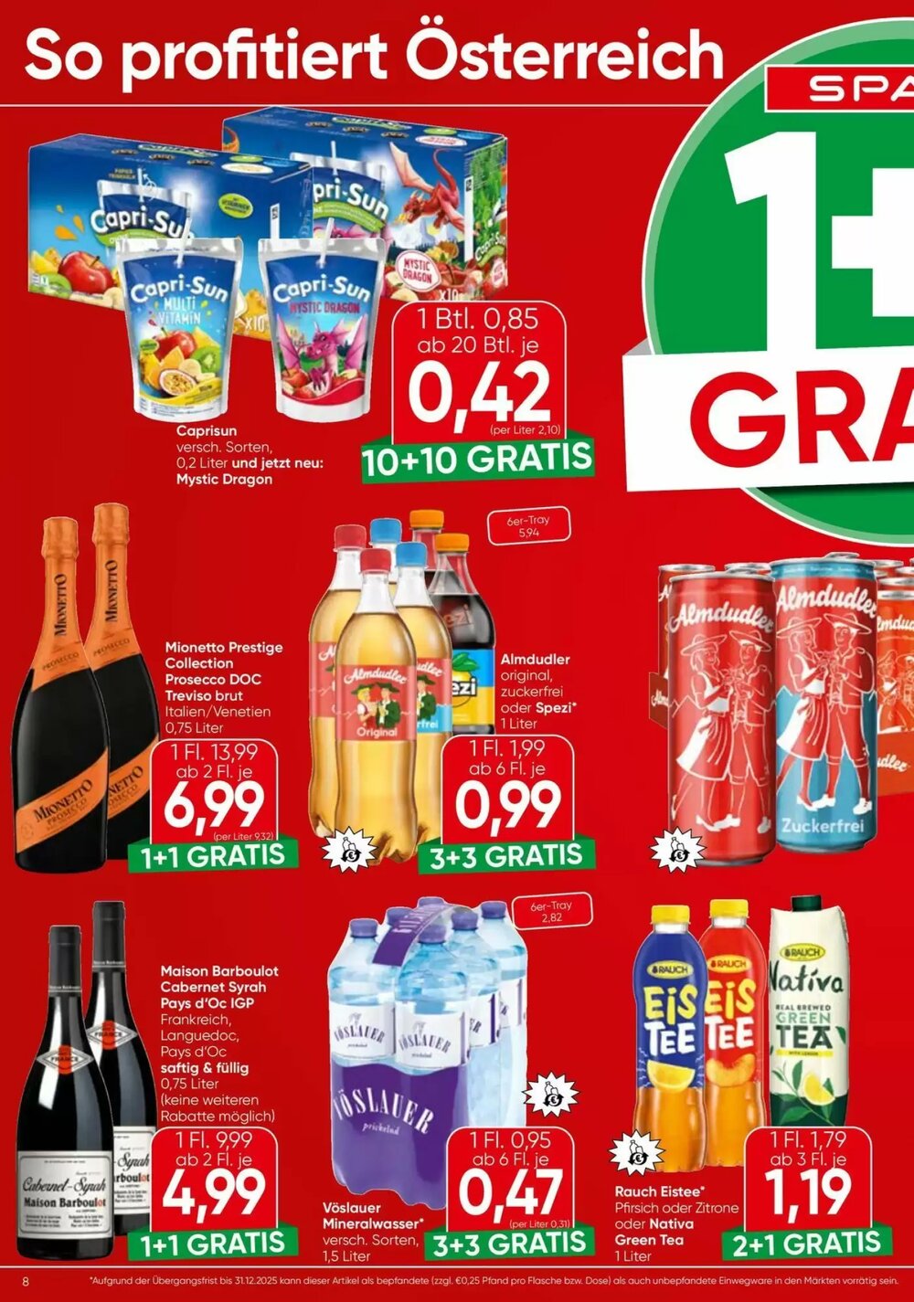 Spar Flugblatt (ab 18.06.2025) - Angebote und Prospekt - Seite 8