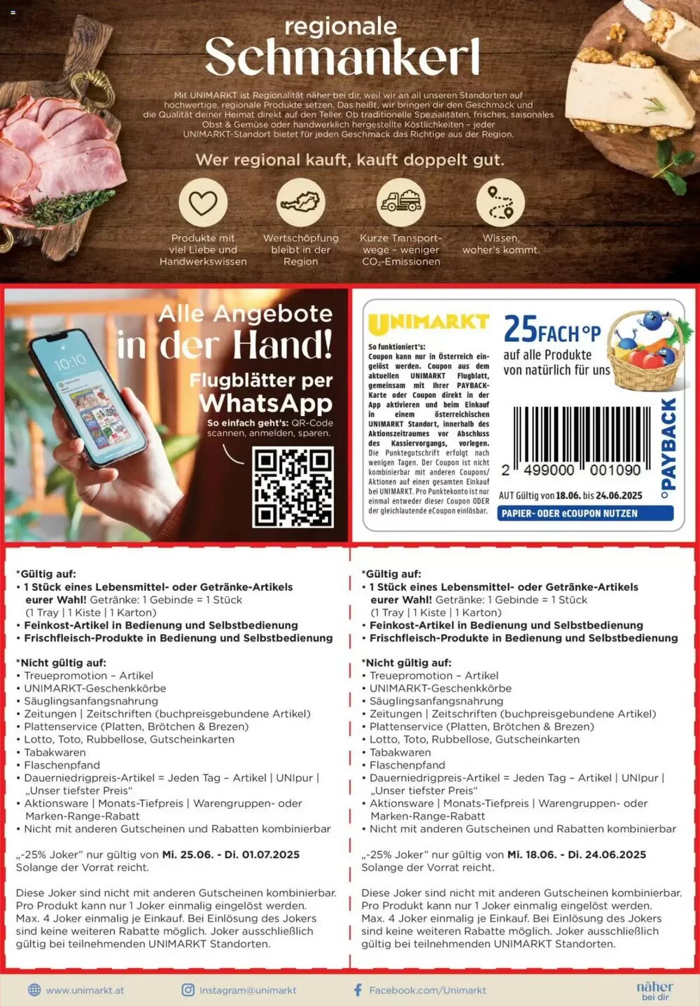 Unimarkt Flugblatt (ab 18.06.2025) - Angebote und Prospekt - Seite 2