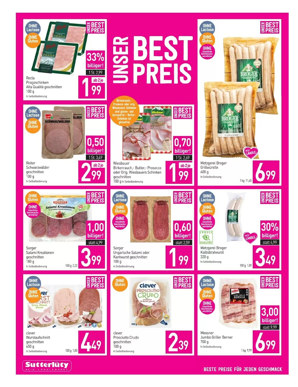 Sutterlüty Flugblatt (ab 19.06.2025) - Angebote und Prospekt - Seite 2