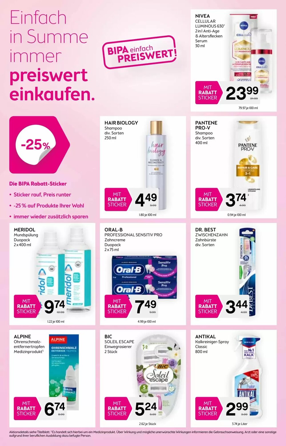 Bipa Flugblatt (ab 19.06.2025) - Angebote und Prospekt - Seite 6