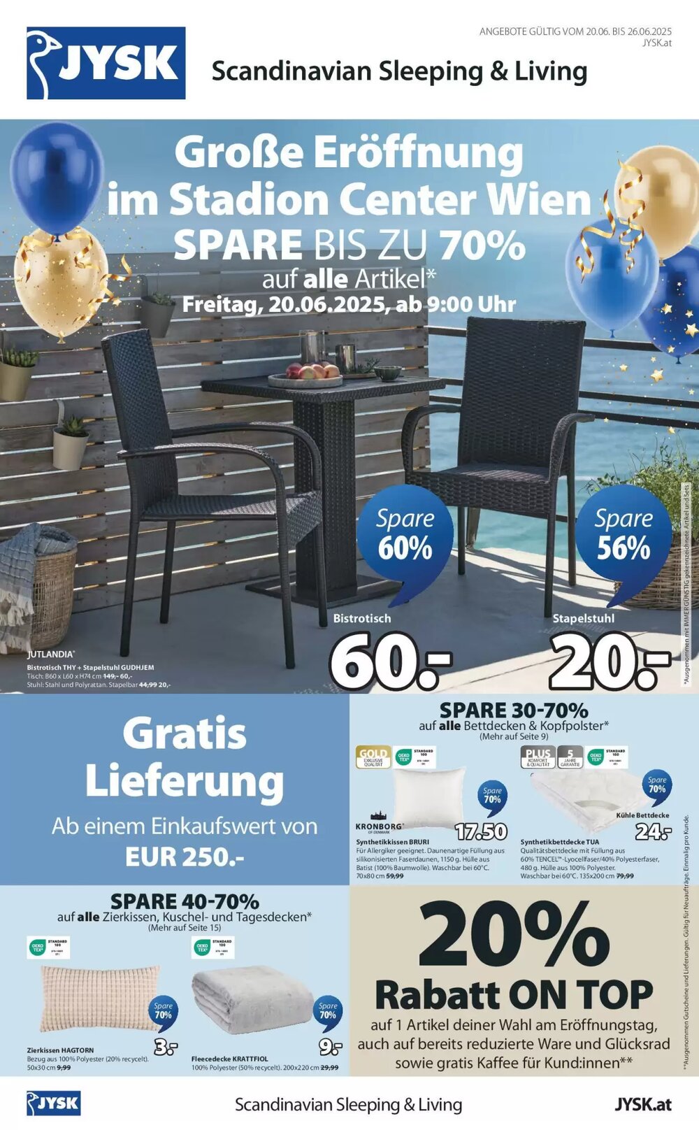JYSK Flugblatt (ab 20.06.2025) - Angebote und Prospekt - Seite 1