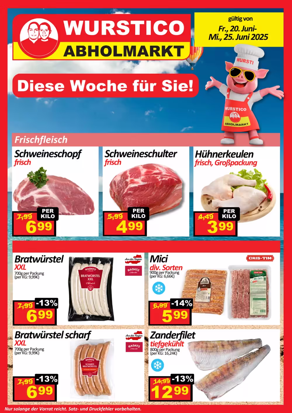 Wurstico Flugblatt (ab 20.06.2025) - Angebote und Prospekt - Seite 1