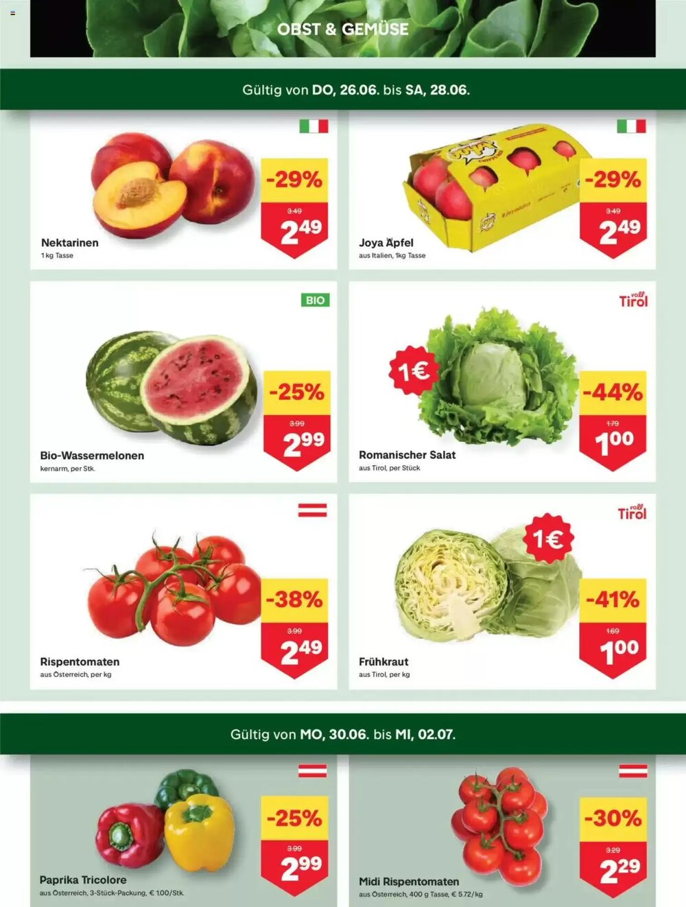 MPreis Flugblatt (ab 26.06.2025) - Angebote und Prospekt - Seite 2