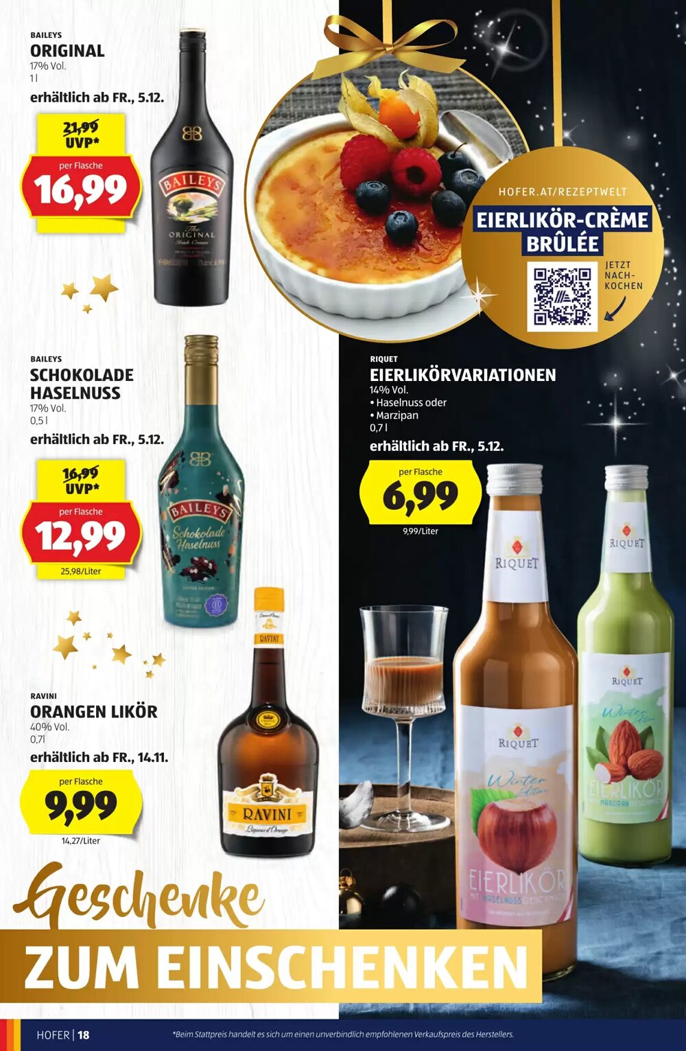 Hofer Flugblatt (ab 07.11.2025) - Angebote und Prospekt - Seite 18