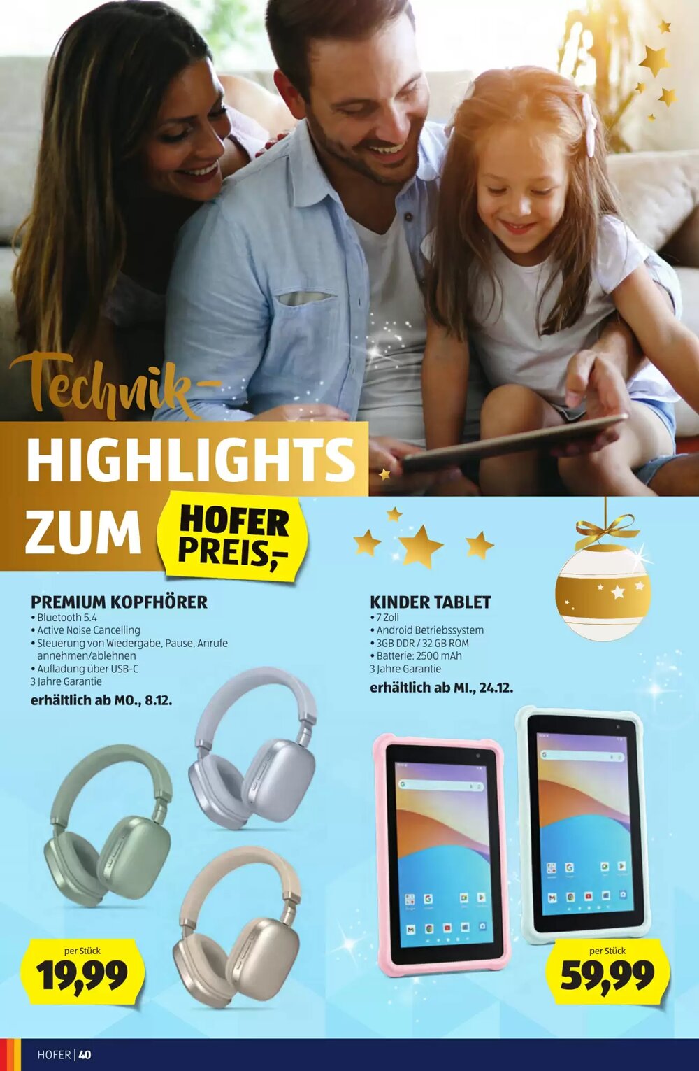 Hofer Flugblatt (ab 07.11.2025) - Angebote und Prospekt - Seite 40