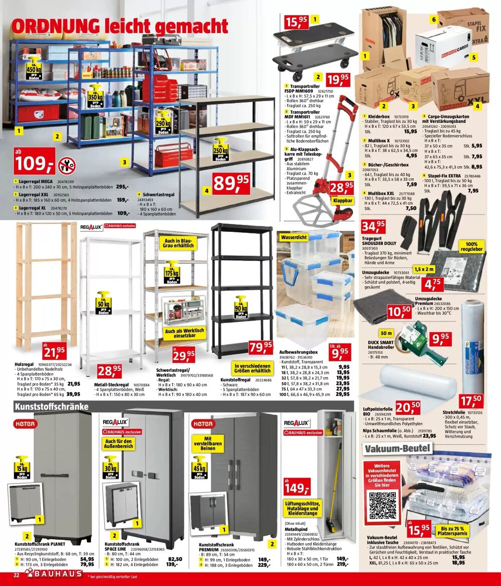 Bauhaus Flugblatt (ab 12.11.2025) - Angebote und Prospekt - Seite 22