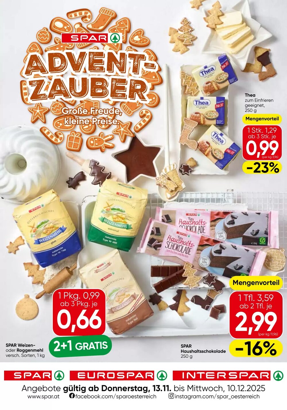 Spar Flugblatt (ab 13.11.2025) - Angebote und Prospekt - Seite 1