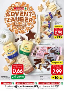 Spar Flugblatt (ab 13.11.2025) - Angebote und Prospekt