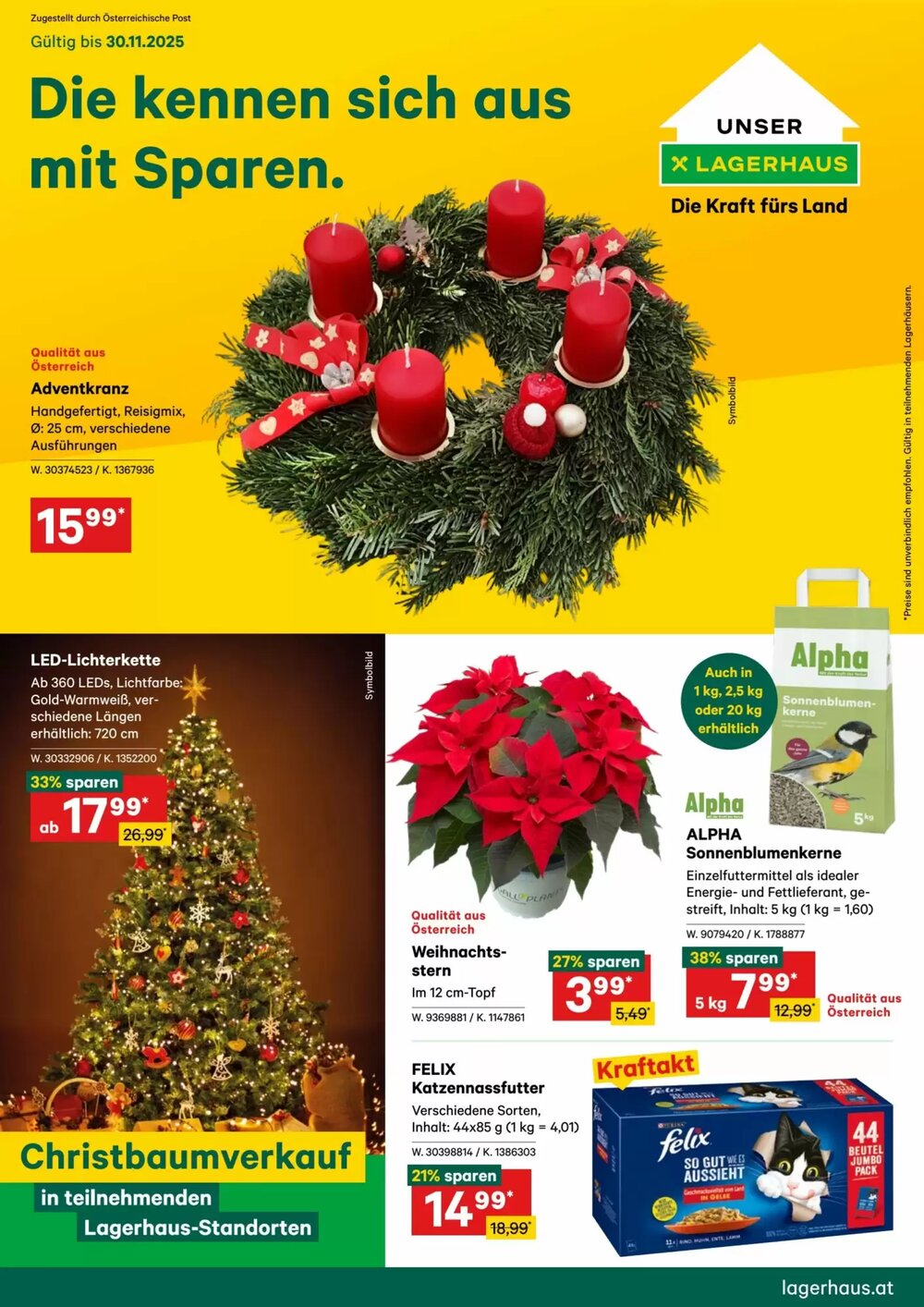 Lagerhaus Flugblatt (ab 17.11.2025) - Angebote und Prospekt - Seite 1