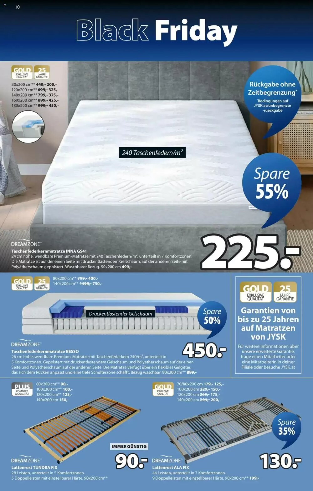 JYSK Flugblatt (ab 17.11.2025) - Angebote und Prospekt - Seite 10