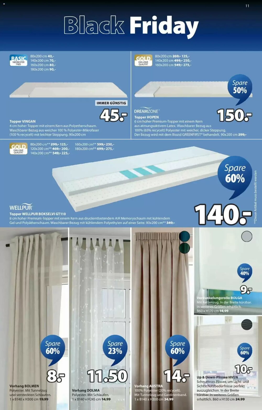 JYSK Flugblatt (ab 17.11.2025) - Angebote und Prospekt - Seite 11