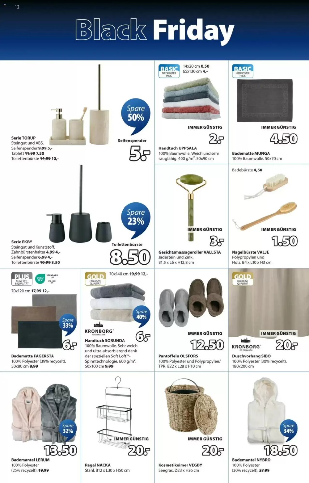 JYSK Flugblatt (ab 17.11.2025) - Angebote und Prospekt - Seite 12