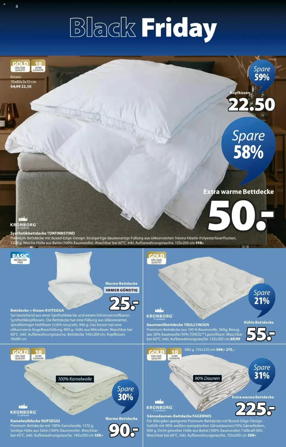 JYSK Flugblatt (ab 17.11.2025) - Angebote und Prospekt - Seite 8