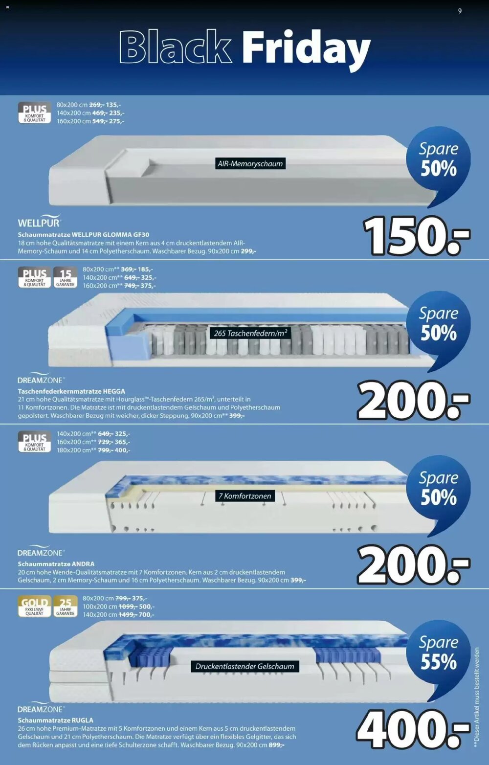 JYSK Flugblatt (ab 17.11.2025) - Angebote und Prospekt - Seite 9