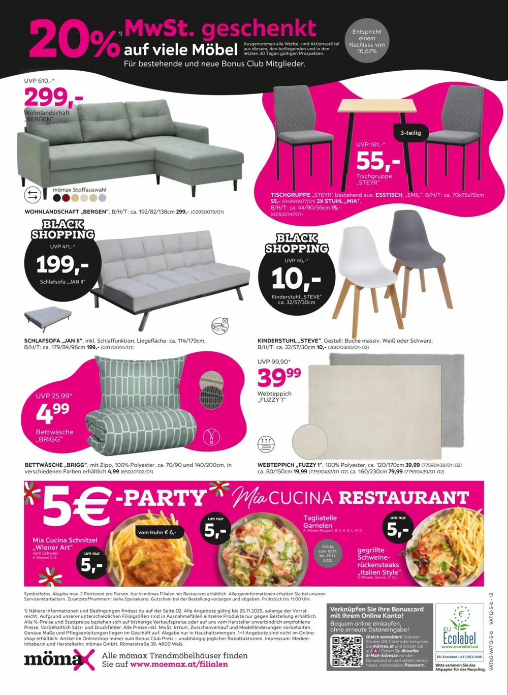Mömax Flugblatt (ab 18.11.2025) - Angebote und Prospekt - Seite 12