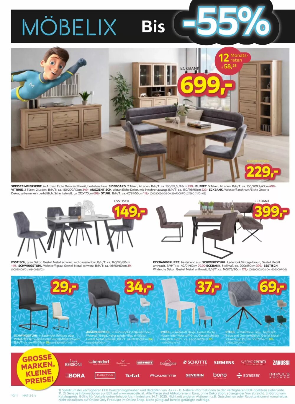Möbelix Flugblatt (ab 18.11.2025) - Angebote und Prospekt - Seite 10