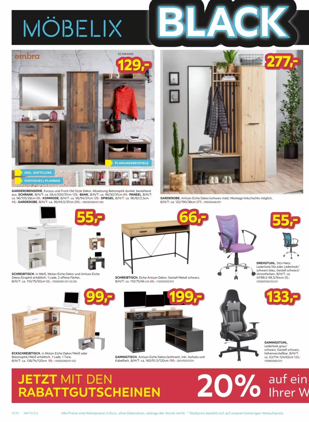 Möbelix Flugblatt (ab 18.11.2025) - Angebote und Prospekt - Seite 12