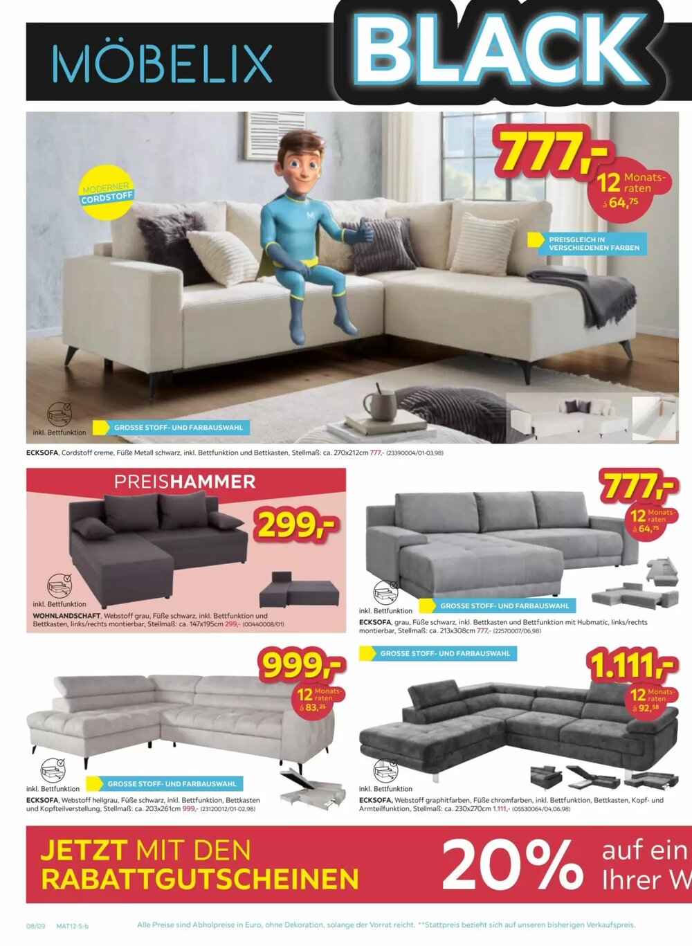 Möbelix Flugblatt (ab 18.11.2025) - Angebote und Prospekt - Seite 8