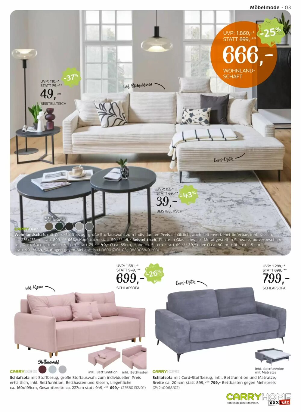 XXXLutz Flugblatt (ab 18.11.2025) - Angebote und Prospekt - Seite 3