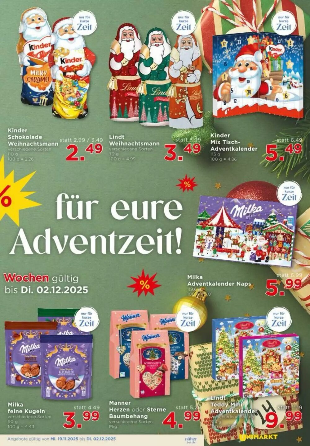 Unimarkt Flugblatt (ab 19.11.2025) - Angebote und Prospekt - Seite 15