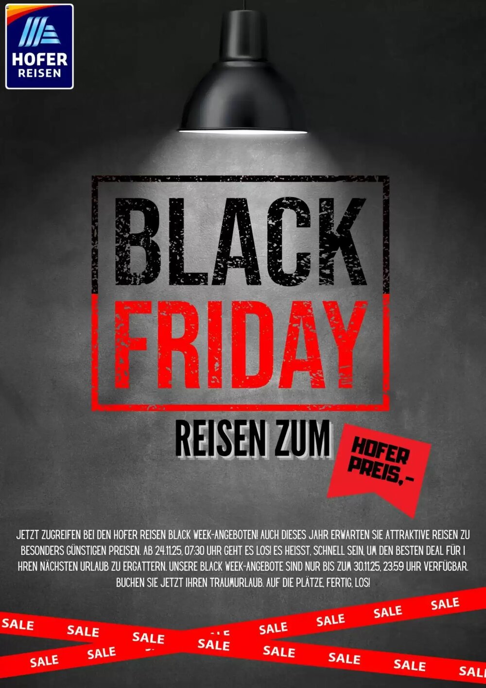 Hofer Reisen Flugblatt (ab 19.11.2025) - Angebote und Prospekt - Seite 1