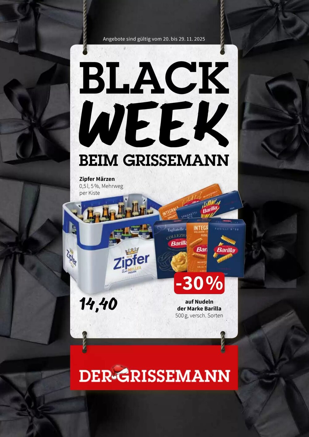 Eurogast Grissemann Flugblatt (ab 20.11.2025) - Angebote und Prospekt - Seite 1