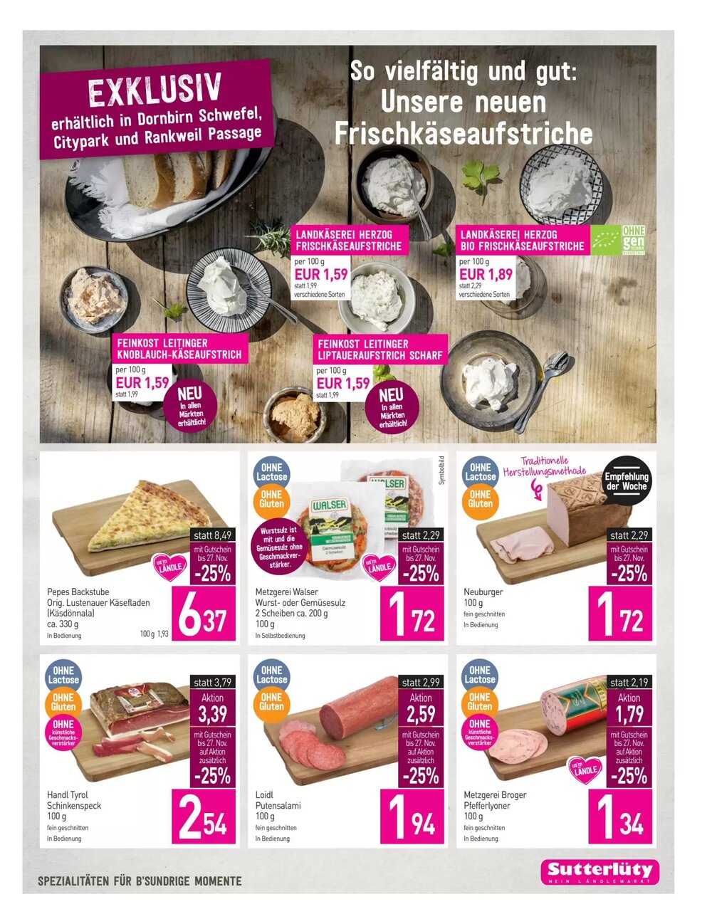 Sutterlüty Flugblatt (ab 20.11.2025) - Angebote und Prospekt - Seite 7