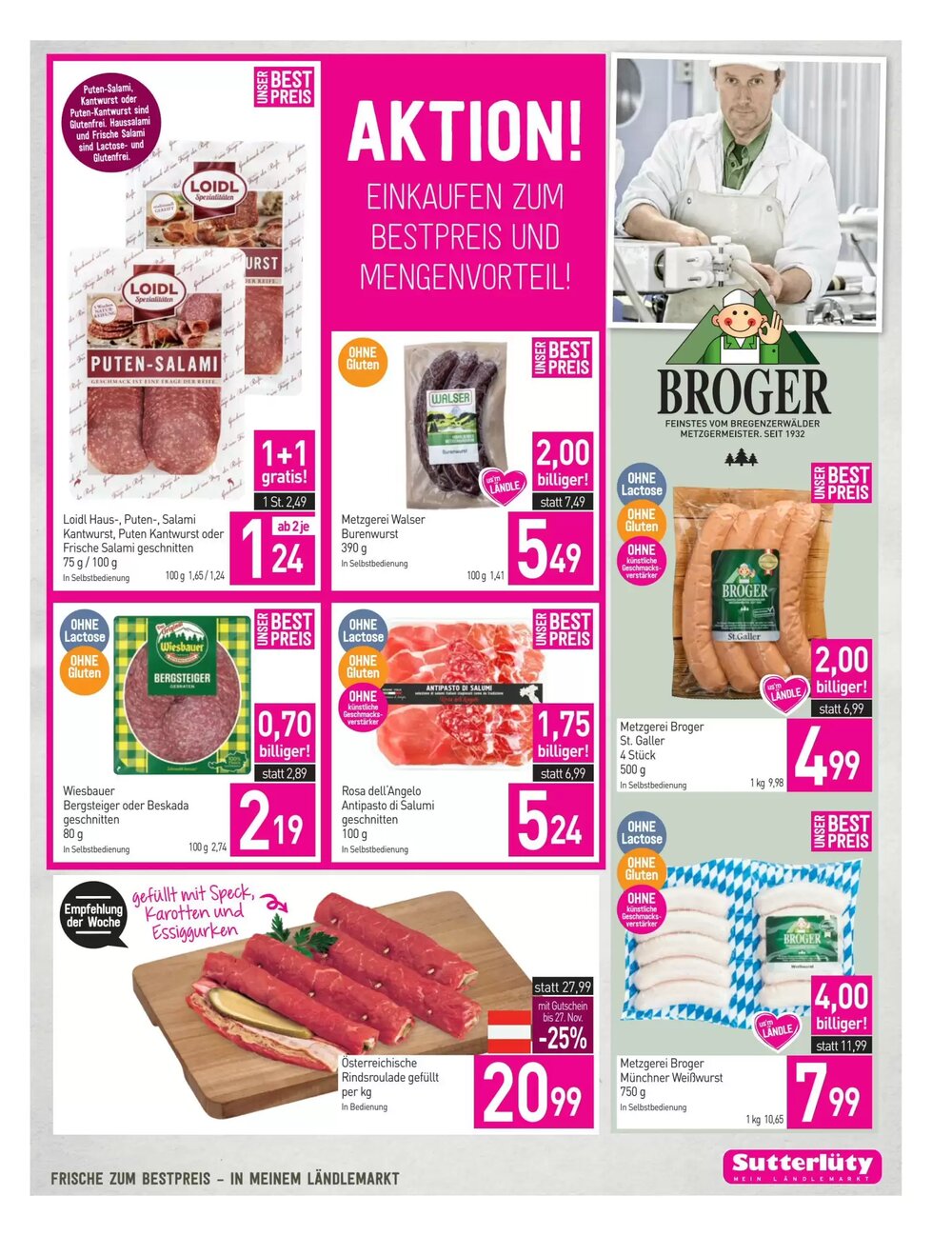 Sutterlüty Flugblatt (ab 20.11.2025) - Angebote und Prospekt - Seite 9
