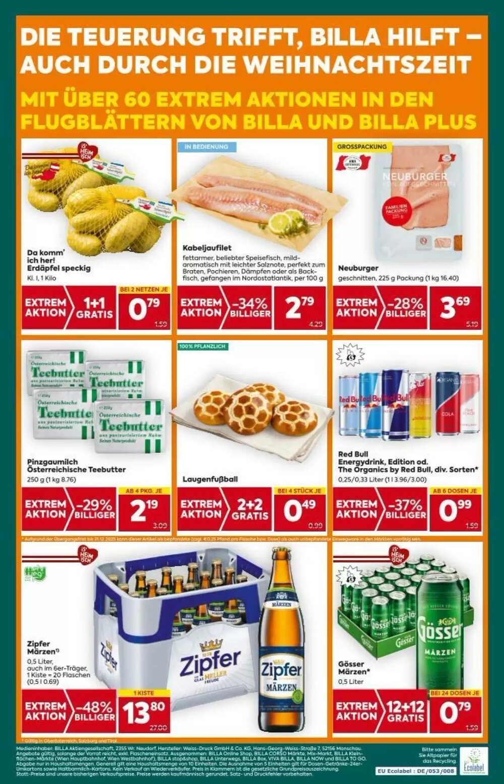 Billa Flugblatt (ab 20.11.2025) - Angebote und Prospekt - Seite 16
